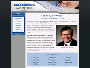 Cullenberg Law Offices Website Thumbnail